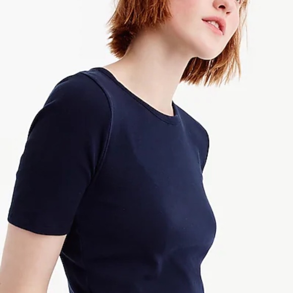 Navy blue Perfect Fit J crew short sleeve top - Picture 5 of 5